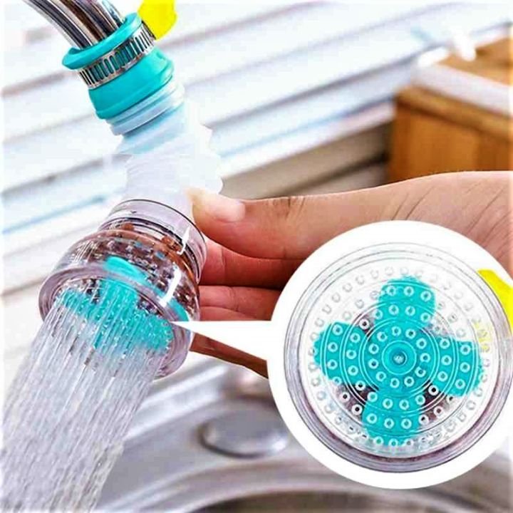 Flexible tap faucet attachment with perforated spray head in Kitchen Cleaning Bundle