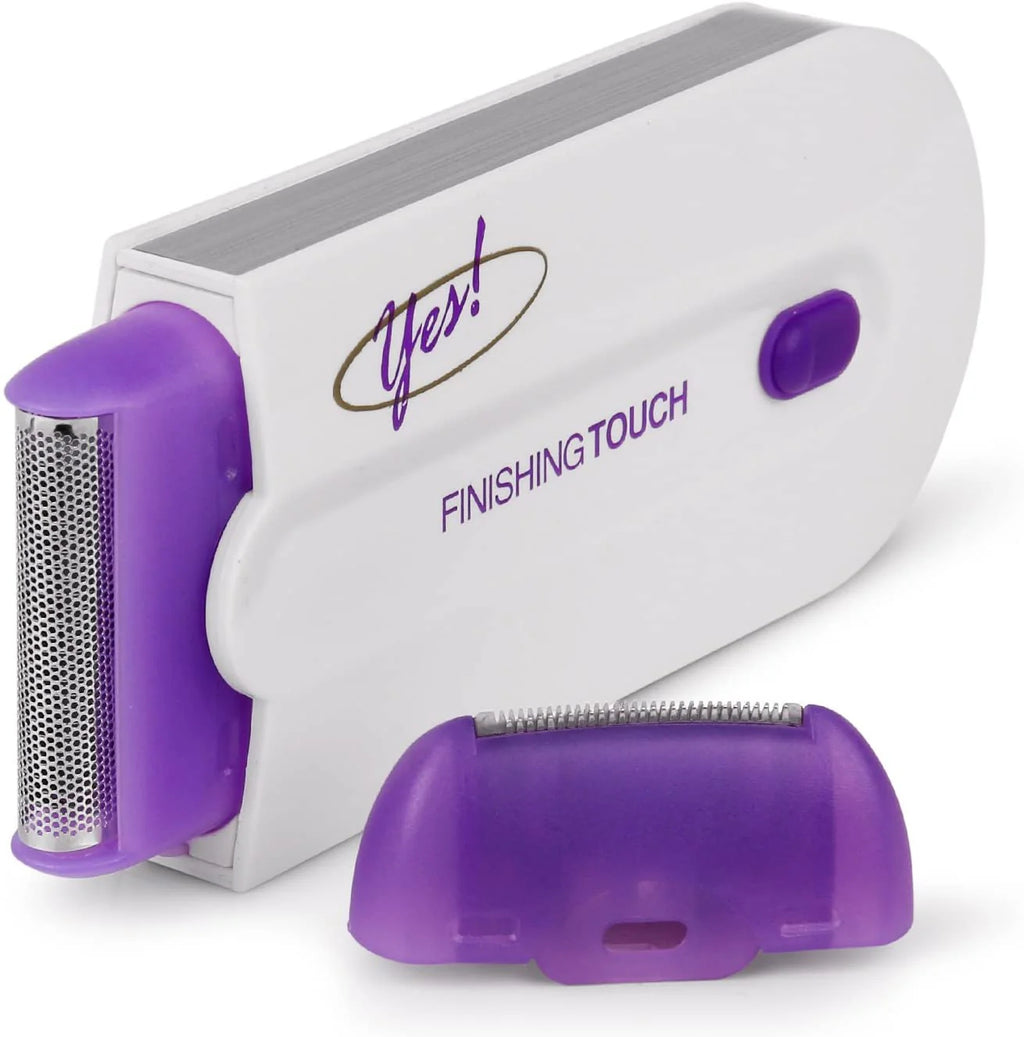 Rechargeable Finishing Touch hair remover for women with extra head