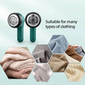 Rechargeable lint remover electric fabric shaver suitable for many types of clothing