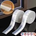 Two rolls of 5 meter silicone door draft stopper and window seal strip with self-adhesive backing